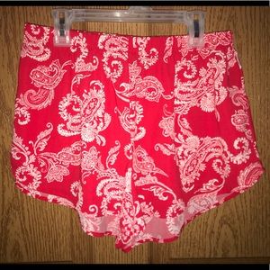 Red Bandanna shorts